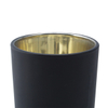Luxuriöses kundenspezifisches mattes Kerzenglas mit Metalldeckel